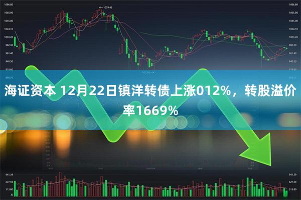 海证资本 12月22日镇洋转债上涨012%，转股溢价率1669%